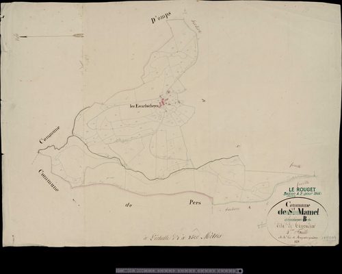 Section B4 dite de Tissandier (section tirée de la commune de Saint-Mamet)