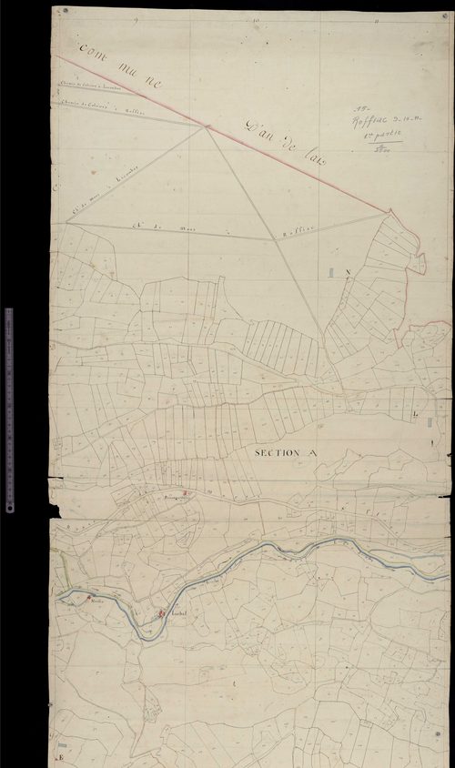 Section A (Luchal, Printegarde, Limites de commune avec Andelat)