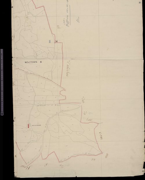 Section B (Alauzier, limites de commune avec Andelat et Saint-Flour)