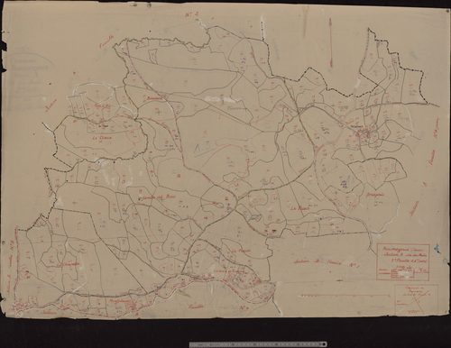Section A dite des Moulès : 3e feuille et 4e feuille partie (n° 445 à 488, 504 à 519 et 548 à 565)