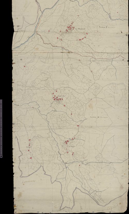 Section F dite du Chaumeil et H dite de Laparade (Laparade, Le Poujet, Le Chaumeil)