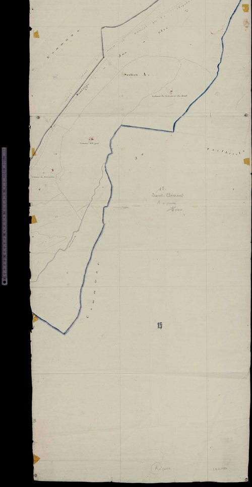 Section A (Vacherie de la Fontaine du Goul, limites de commune avec Pailherols et Thiézac)