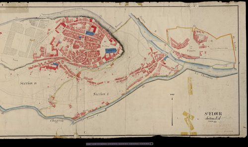 Sections H et I (plan de la ville haute)