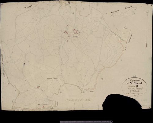 Saint-Mamet : section D2 dite de Laboual
