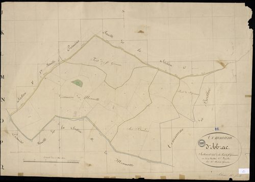 Abzac - 3 P 1/17 - Section G dite de la Forêt de Saint-Germain. Feuille 2.  | 1825