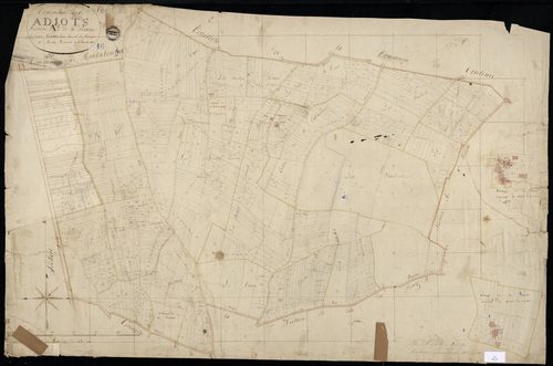 Agris - 3 P 2/2 - Section A dite de la Porterie. Feuille 1.  | 1819
