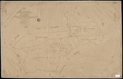 Agris - 3 P 3/1 - Tableau d'assemblage.  | 1830