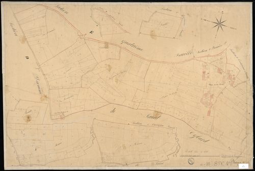Aignes-et-Puypéroux - 3 P 4/12 - Section C dite des Heries. Feuille 4.  | 1836