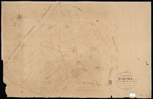Aignes-et-Puypéroux - 3 P 4/16 - Section E dite du Bouet. Feuille 2.  | 1836