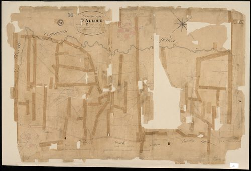 Alloue - 3 P 7/7 - Section C dite de chez Taury. Feuille 1.  | 1835