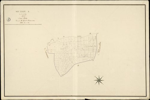 Ambérac - 3 P 8/AC2 - Section A  | 1811