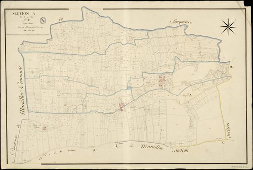 Ambérac - 3 P 8/AC3 - Section A  | 1811