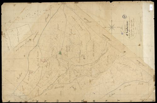 Ambernac - 3 P 9/9 - Section D dite des Cherchonnies. Feuille 2.  | 1825