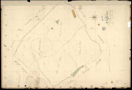 Ambernac - 3 P 9/11 - Section E dite des Cheronnies. Feuille 1.  | 1825