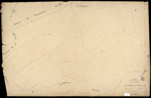 Ambleville - 3 P 10/8 - Section B dite du Château. Feuille 4.  | 1849