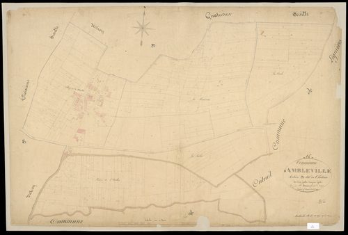 Ambleville - 3 P 10/9 - Section B dite du Château. Feuille 5.  | 1849