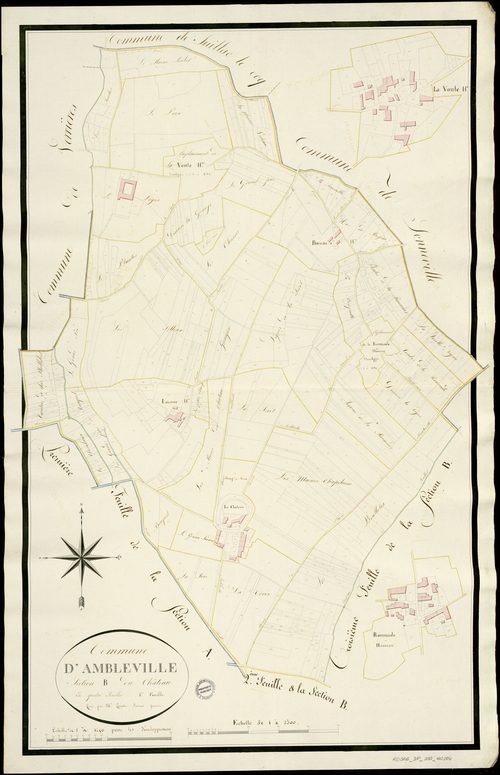 Ambleville - 3 P 10/AC4 - Section B dite du Château  | 1812