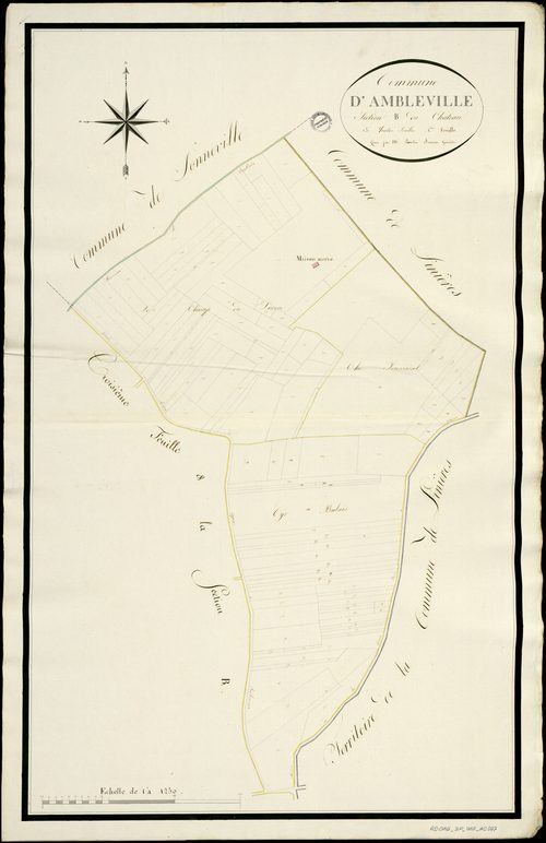 Ambleville - 3 P 10/AC7 - Section B dite du Château  | 1812