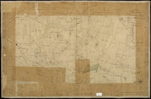 Anais - 3 P 249/4 - Section B dite des Rouyers. Feuille 1.  | 1825