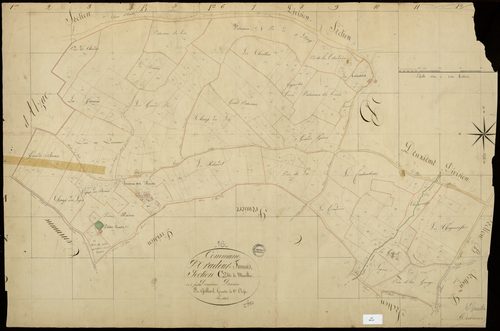 Anais - 3 P 249/7 - Section C dite de Marcillac. Feuille 2.  | 1825