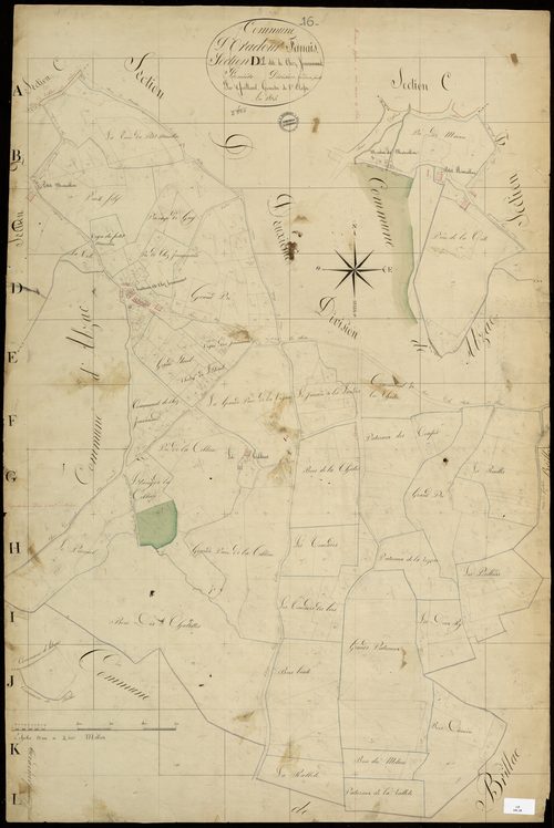 Anais - 3 P 249/8 - Section D dite de chez Jouannaud. Feuille 1.  | 1825