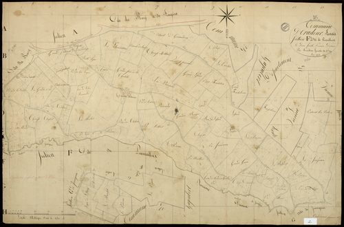 Anais - 3 P 249/11 - Section F dite de Poumailloux. Feuille 1.  | 1825