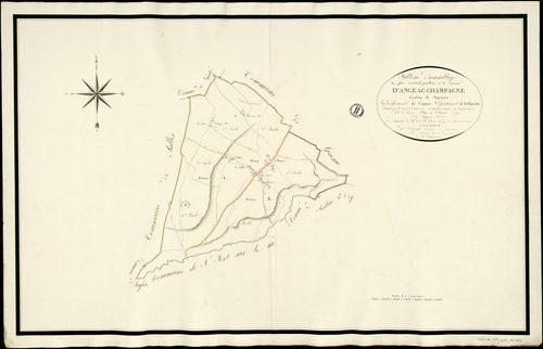 Angeac-Champagne - 3 P 12/AC1 - Tableau d'assemblage  | 1812
