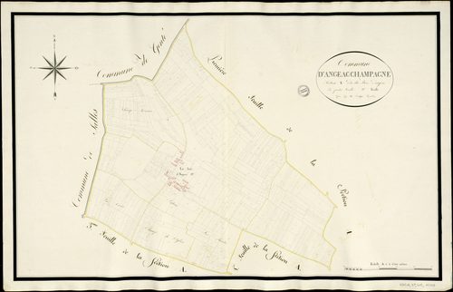 Angeac-Champagne - 3 P 12/AC3 - Section A dite du Bois d'Angeac  | 1812