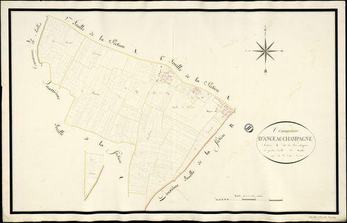 Angeac-Champagne - 3 P 12/AC4 - Section A dite du Bois d'Angeac  | 1812