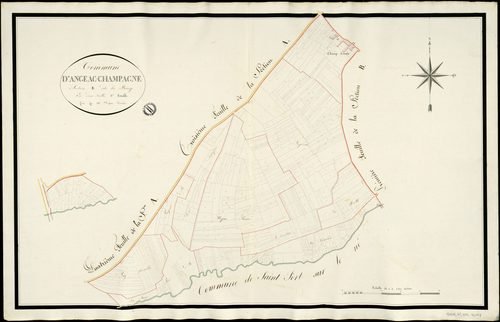 Angeac-Champagne - 3 P 12/AC7 - Section B dite du Bourg  | 1812