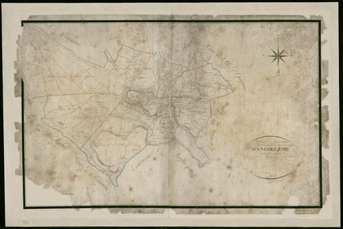 Angoulême - 3 P 15/1 - Tableau d'assemblage.  | 1825