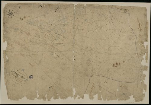 Angoulême - 3 P 15/6 - Section C dite de la Bussatte-Saint-Roch.  | 1825