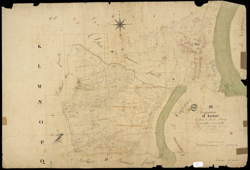Ansac-sur-Vienne - 3 P 16/10 - Section C dite du Bourg. Feuille 2.  | 1826