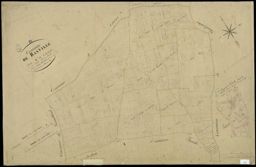 Anville - 3 P 275A/2 - Section A dite de Lucheville. Feuille 1.  | 1831