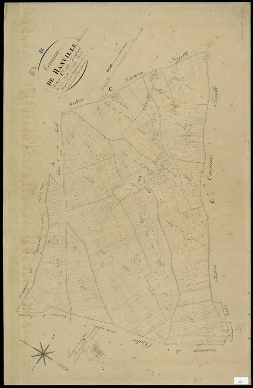 Anville - 3 P 275A/7 - Section C dite d'Orfeuille. Feuille 2.  | 1831