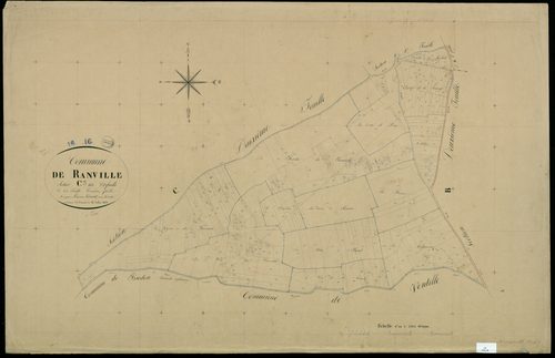 Anville - 3 P 275A/8 - Section C dite d'Orfeuille. Feuille 3.  | 1831