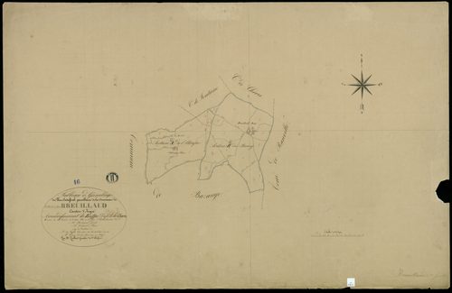 Anville - 3 P 275B/1 - Tableau d'assemblage.  | 1831