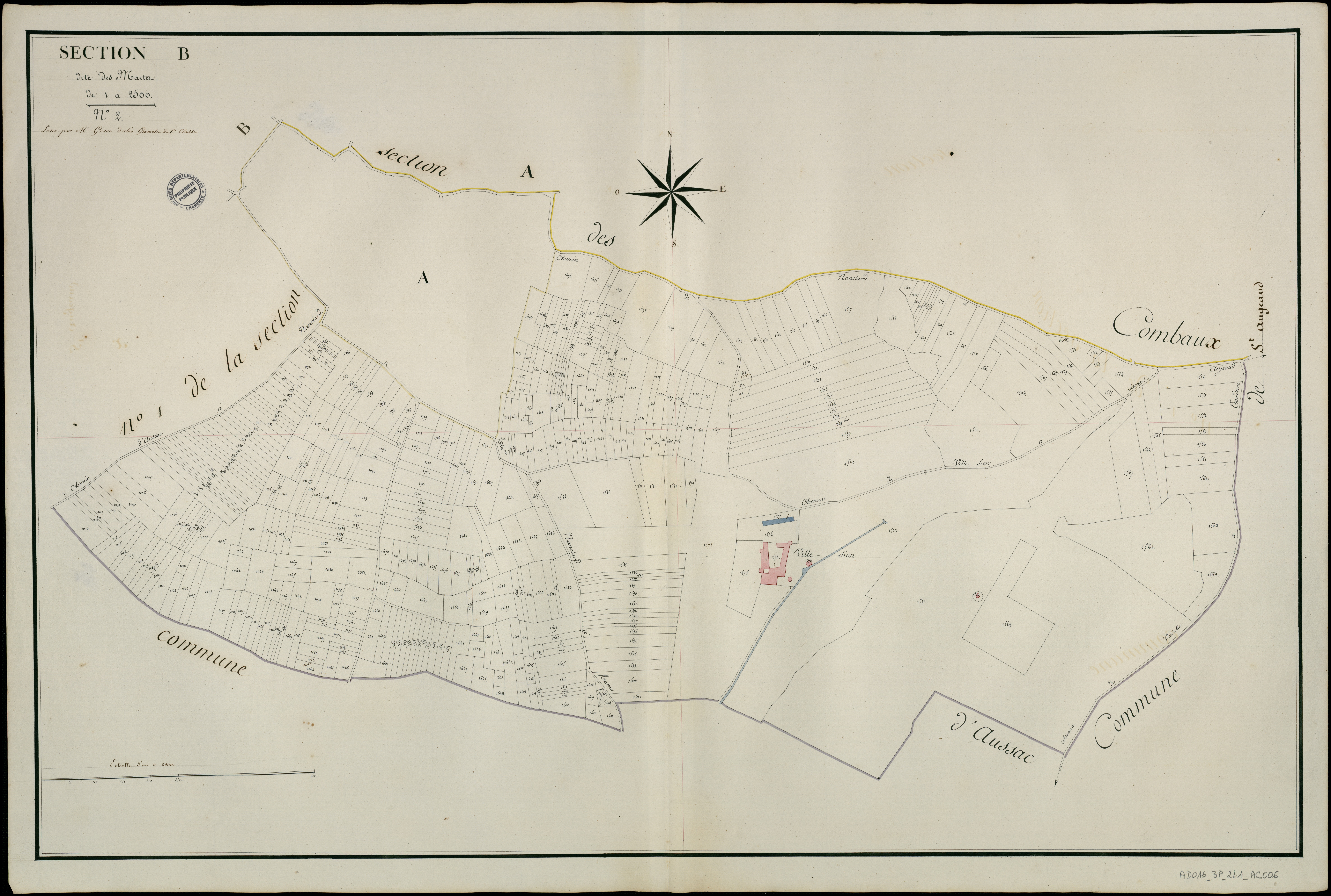 Ars - 3 P 241/AC6 - Section B dite des Martes  | 1810