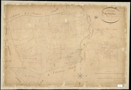Asnières-sur-Nouère - 3 P 19/3 - Section A dite de Neuillac. Feuille 3.  | 1829
