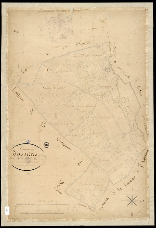 Asnières-sur-Nouère - 3 P 19/4 - Section A dite de Neuillac. Feuille 2.  | 1829