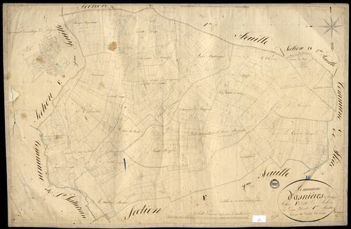 Asnières-sur-Nouère - 3 P 19/14 - Section F dite de la Salzine. Feuille 1.  | 1829