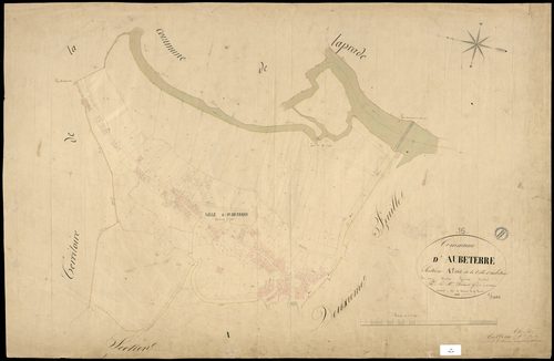 Aubeterre-sur-Dronne - 3 P 20/2 - Section A dite de la Ville d'Aubeterre. Feuille 1.  | 1843