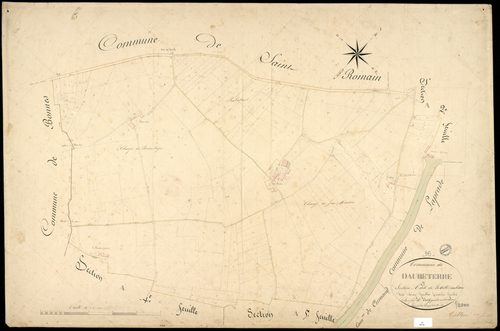 Aubeterre-sur-Dronne - 3 P 20/4 - Section A dite de la Ville d'Aubeterre. Feuille 3.  | 1843