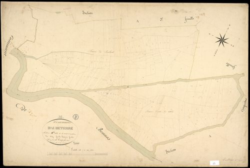 Aubeterre-sur-Dronne - 3 P 20/5 - Section A dite de la Ville d'Aubeterre. Feuille 4.  | 1843