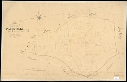 Aubeville - 3 P 21/6 - Section B dite de Ruiné. Feuille 2.  | 1836
