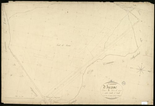 Aussac-Vadalle - 3 P 24/5 - Section A dite de la Forêt. Feuille 4.  | 1844