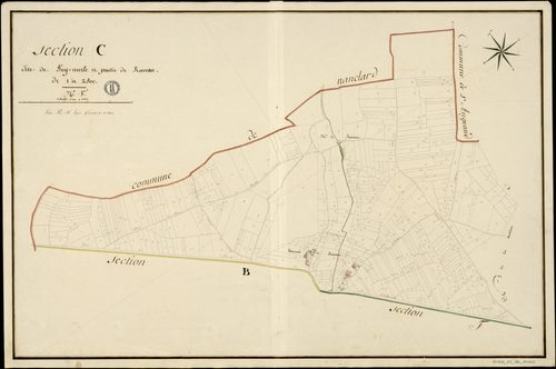 Aussac-Vadalle - 3 P 24/AC5 - Section C dite de Puy Merle Taillis et partie de Raveau  | 1810