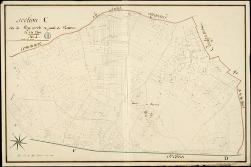Aussac-Vadalle - 3 P 24/AC6 - Section C dite de Puy Merle Taillis et partie de Raveau  | 1810
