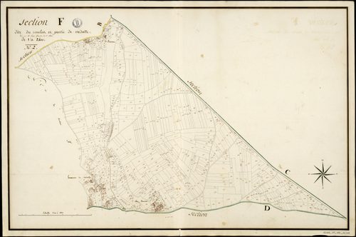 Aussac-Vadalle - 3 P 24/AC11 - Section F dite de Ranclou et partie de Vadalle  | 1812