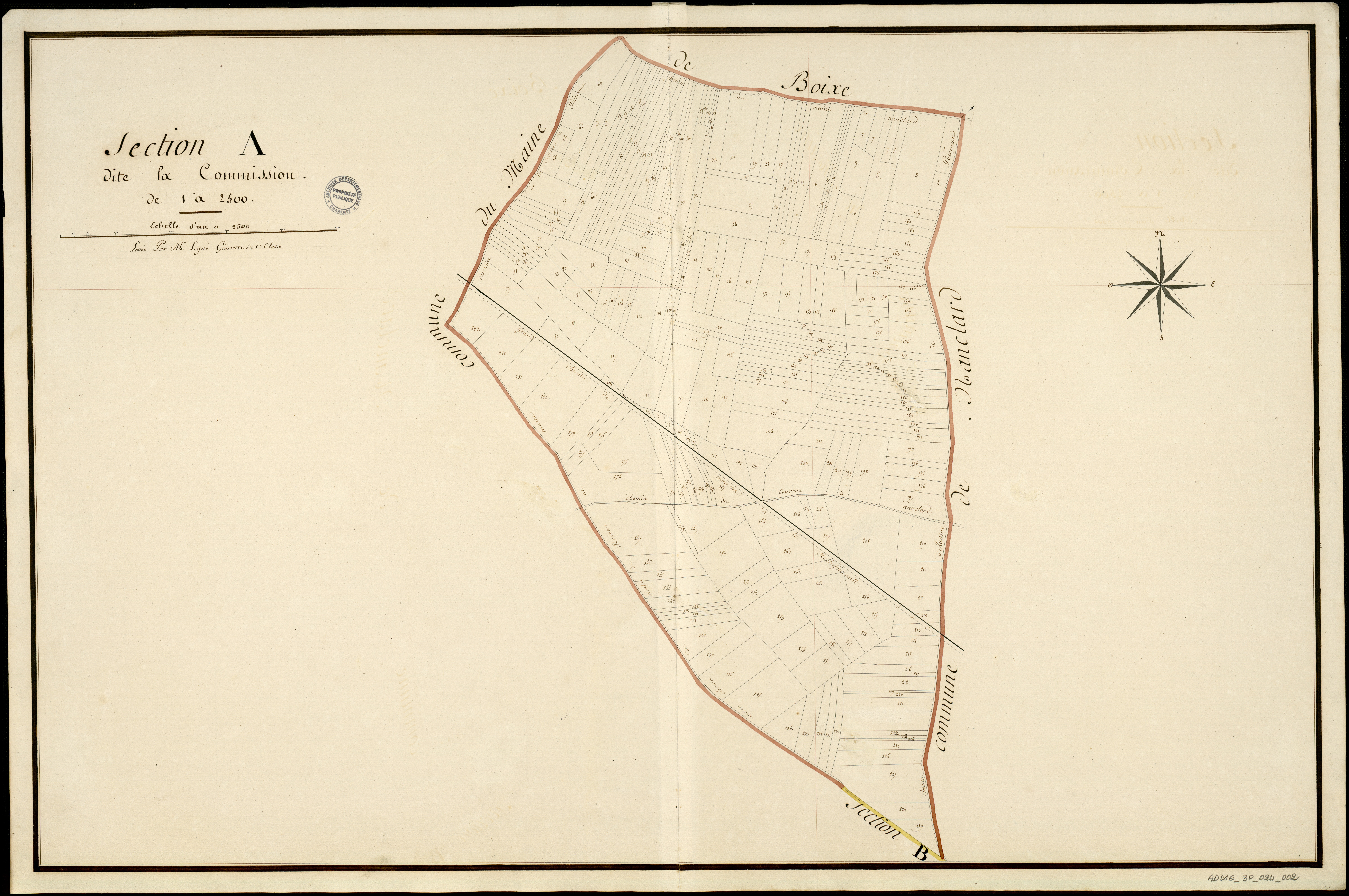 Aussac-Vadalle - 3 P 24/AC2 - Section A dite de la Commission | 1810